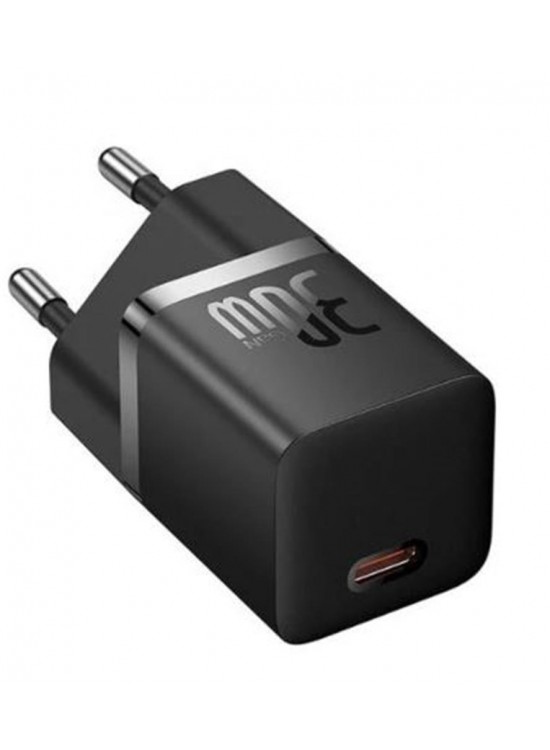 Baseus Palm Hızlı Şarj Aleti C+U 30W EU Siyah (P1011160A113-00)