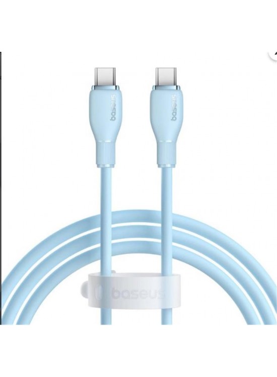 Baseus Pudding USB-A Light 2.4A Kablo 1.2m Mavi (P10355700311-00)