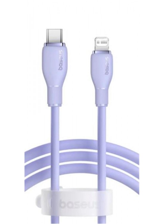 Baseus Pudding USB-A Light 2.4A Kablo 1.2m Mor (P10355700511-00)