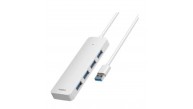 Baseus UltraJoy 4-Port HUB 100cm- Beyaz (B0005280B211-01)