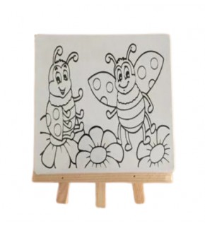 Baskılı 16x16 Şövalye ve Tuval