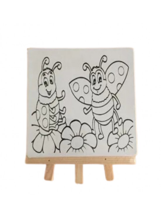 Baskılı 16x16 Şövalye ve Tuval