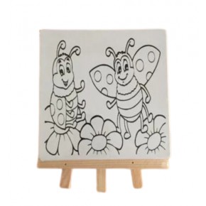 Baskılı 16x16 Şövalye ve Tuval