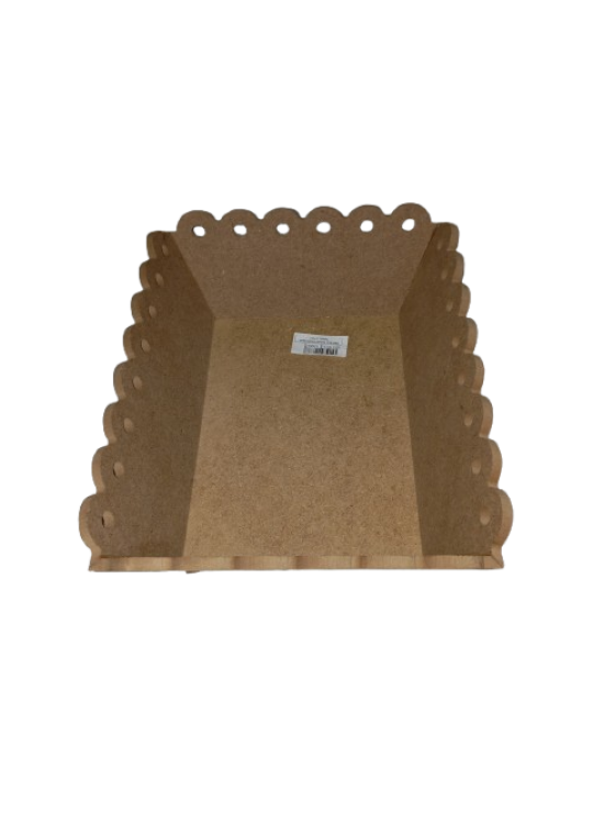 Bay Delikli Dikdörtgen Tabak 27x21