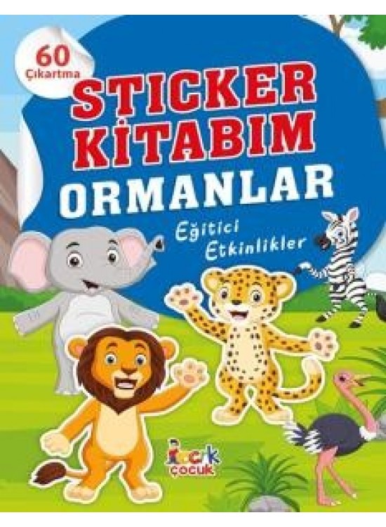 Bcrk Sticker Kitabım Ormanlar