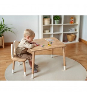 Bee Smart Safir Meşe Tek Sandalyeli Set MS-06-1
