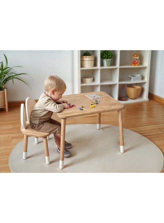 Bee Smart Safir Meşe Tek Sandalyeli Set MS-06-1