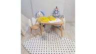 Bee Smart Safir Meşe Tek Sandalyeli Set MS-06-1