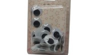 Beyaz Oynar Göz Kirpiksiz 15Mm 50 li 99824