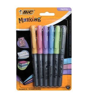 Bic Fosforlu Kalem 6 Li Blister Pastel 961443
