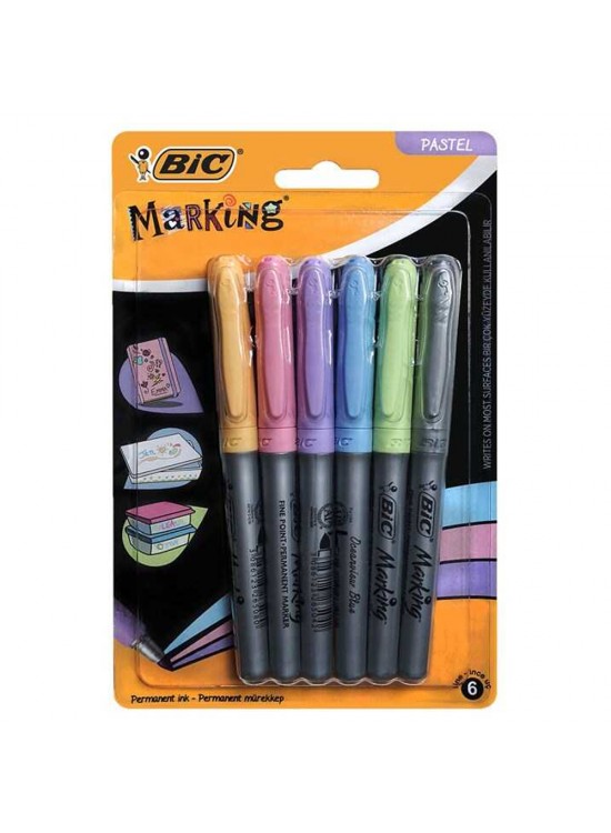 Bic Fosforlu Kalem 6 Li Blister Pastel 961443
