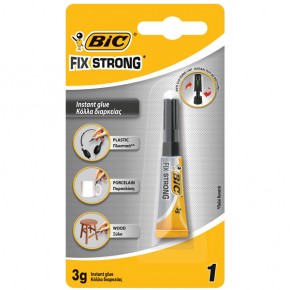 Bic Japon Yapıştırıcısı Fıx Strong Süper Güçlü 3 Gr 1 Li Blister