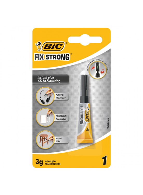 Bic Japon Yapıştırıcısı Fıx Strong Süper Güçlü 3 Gr 1 Li Blister