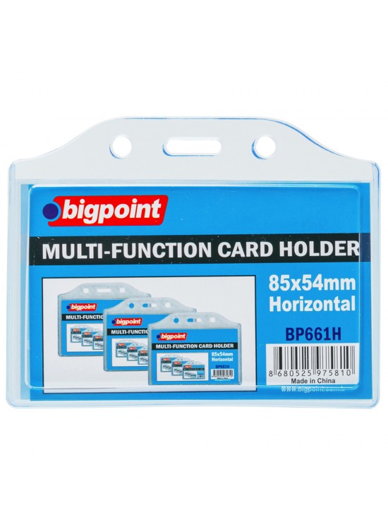 Bigpoint Kart Kabı Çok Amaçlı Soft Yatay 85x54 MM BP661H (1 Adet)
