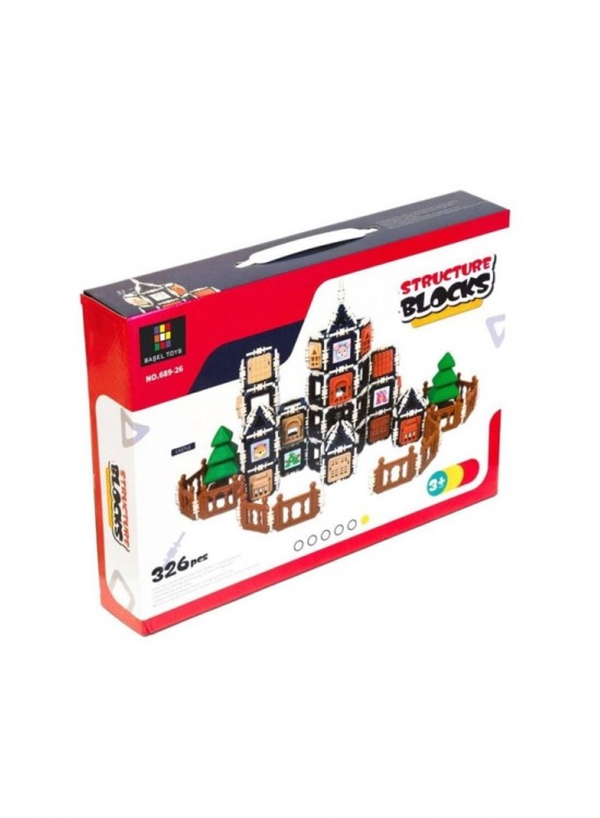 Bigstoy Structure Blocks 3d Puzzle Yapı Ve Tasarım Blokları Eğitici Oyuncak 326 Parça
