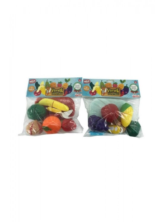 Birlik Toys Kesilen Sebze Meyve Seti 10 Lu