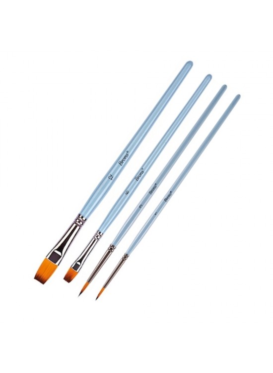 Brons Fırça Blister Set 3 ( 123 Serisi No:1-3 Kısa Sap-200F Serisi No:6-12 Kısa Sap) Br-2202