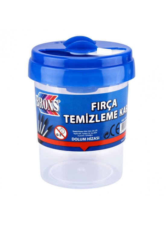 Brons Fırça Temizleme Kabı