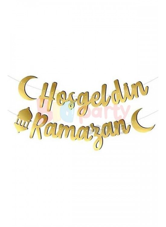 Brş Dekoratif Banner Hoşgeldin Ramazan