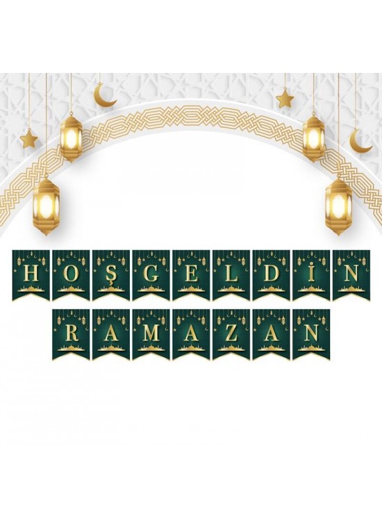 Kağıt Flama Kırlangıç Model Hoşgeldin Ramazan