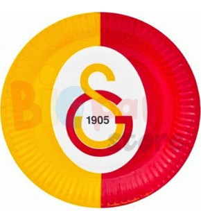 Karton Tabak Galatasaray Lisanslı 23cm 8 Li