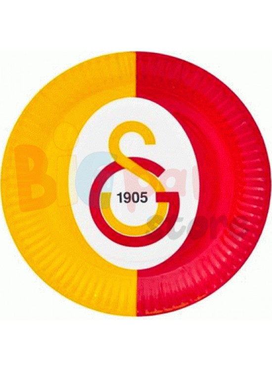 Karton Tabak Galatasaray Lisanslı 23cm 8 Li