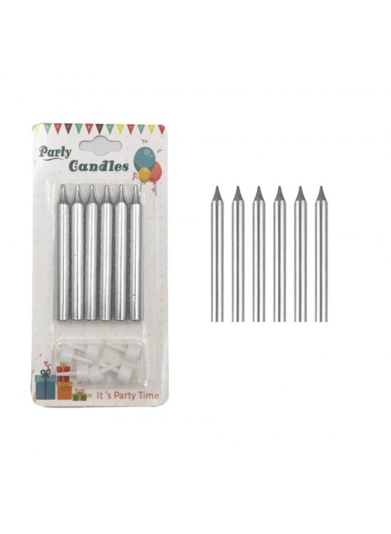 Mum İnce 8cm 6 Lı