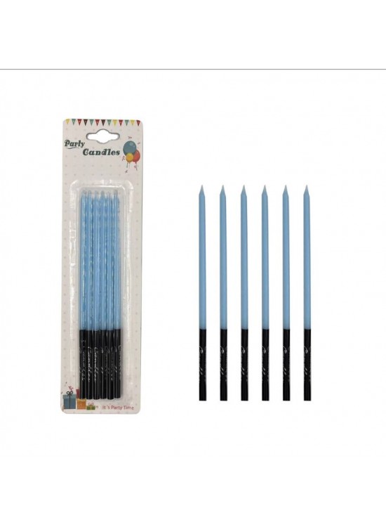 Mum İnce Kalem Makaron Renkler 15cm 6 Lı