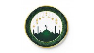 Brş Ramazan Karton Tabak 23cm - 8 li