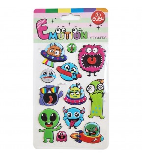 Bu-Bu Emotıons Emotıo Puffy Stıck Uzaylı 10,9x20,5 BUBU-SWP-2707