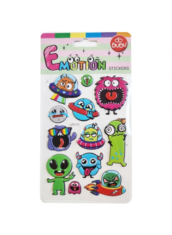Bu-Bu Emotıons Emotıo Puffy Stıck Uzaylı 10,9x20,5 BUBU-SWP-2707