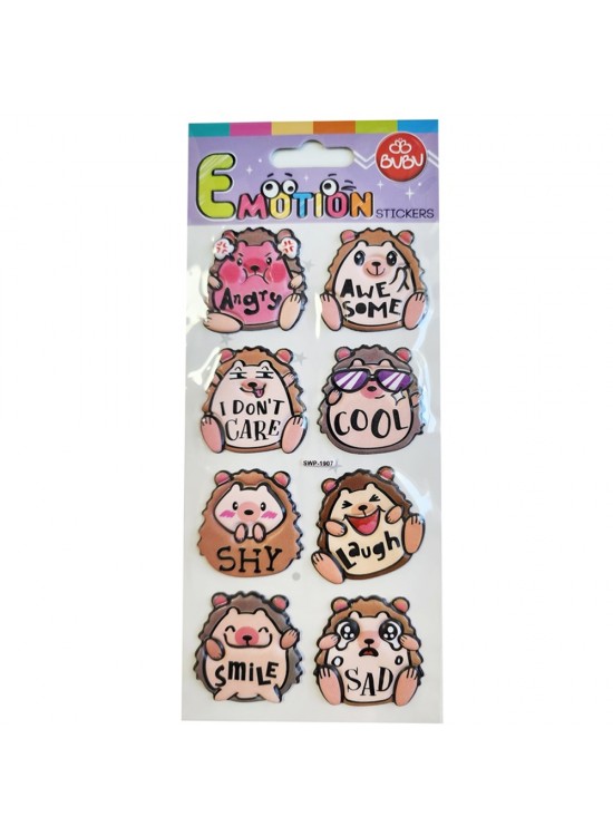 Bu-Bu Emotıons Puffy Stıck Eyelaysh & Message 9x21 BUBU-SWP-1907