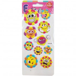 Bu-Bu Emotıons Puffy Stıckers Güneş Çiçekler 9x21 BUBU-SWP-3006