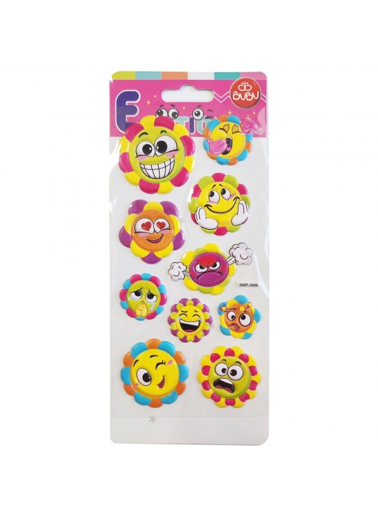 Bu-Bu Emotıons Puffy Stıckers Güneş Çiçekler 9x21 BUBU-SWP-3006
