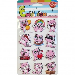 Bu-Bu Emotıons Stıckers Cats 10,9x20,5 BUBU-SWP-1805