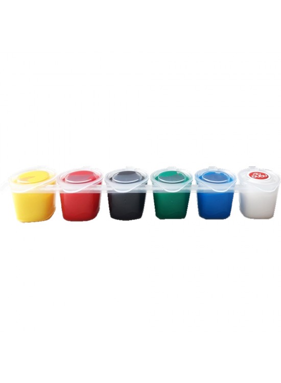 Bu-Bu Guaj Boya 6 Renk Birleşik Pot 20 ML BUBU-GUA002