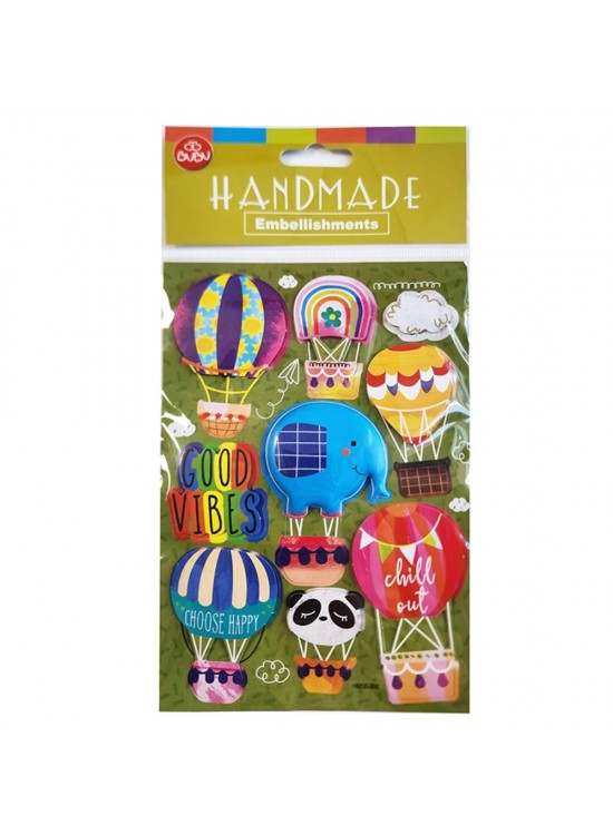 Bu-Bu Handmade Stıckers Balonlar 12,5x23,5 BUBU-HMSB-308