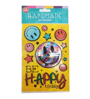 Bu-Bu Handmade Stıckers Be Happy To Day 12,5x23,5 BUBU-HMSB-104