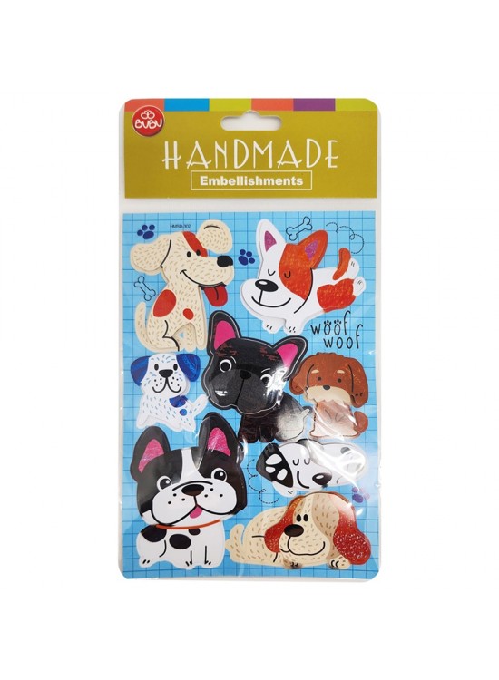 Bu-Bu Handmade Stıckers Köpekler 12,5x23,5 BUBU-HMSB-302
