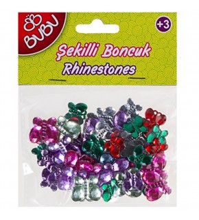 Bu-Bu Şekilli Boncuk Seti 25 Li (Pvc) BUBU00084