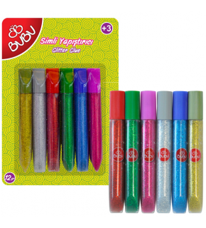 Bu-Bu Simli Yapıştırıcı 12 GR 6 LI Blisterli BUBU-SY0009