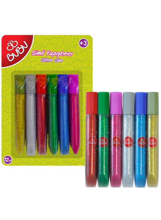 Bu-Bu Simli Yapıştırıcı 12 GR 6 LI Blisterli BUBU-SY0009