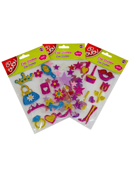 Bu-Bu Sticker Eva Prenses BUBU-STS016 (1 Adet)