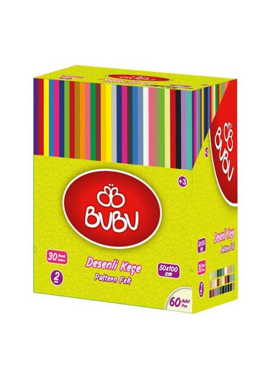 Bubu Desenli Rulo Keçe 50X100 2Mm  