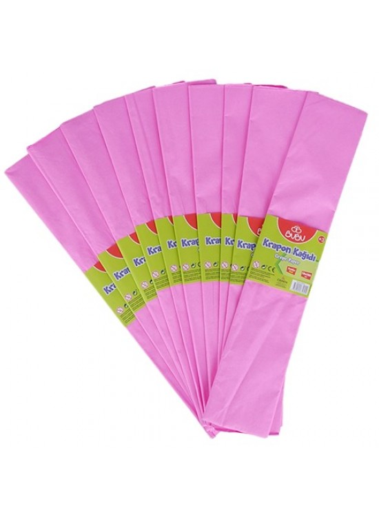 Bubu Krapon Kağıdı  50x200 Pembe (1 Adet)