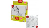 Bubu Press Tuval 20X20 Baskılı Boyasız (1 Adet) Tu0007