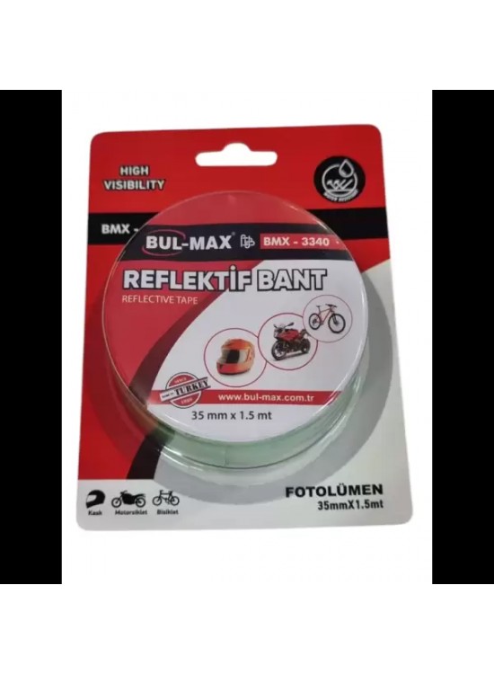 Bul-max Reflektif Bant 35Mmx1,5M Fosfor BMX-3340