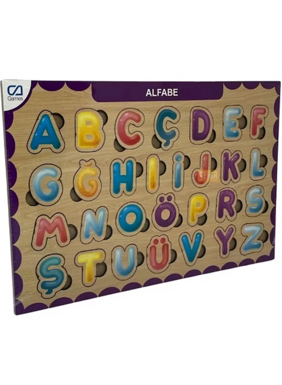 Ca Games Ahşap Alfabe Bul-Tak Caahs-3208