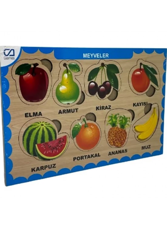 Ca Games Ahşap Meyveler Bul-Tak Caahs-3206