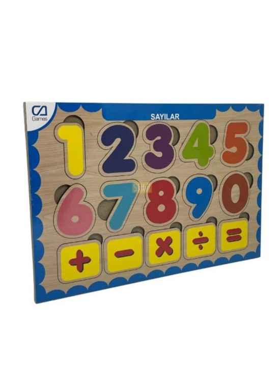 Ca Games Ahşap Sayılar Bul-Tak Caahs-3207